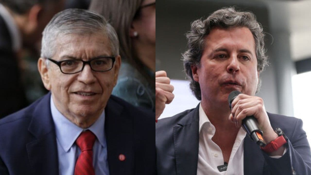 César Gaviria y Juan Manuel Galán César Gaviria y Juan Manuel Galán