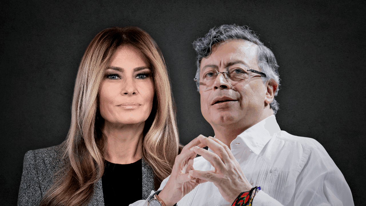 Melania Trump y Gustavo Petro. Créditos: Casa Blanca / Joel González, Presidencia de la República. Melania Trump y Gustavo Petro. Créditos: Casa Blanca / Joel González, Presidencia de la República.