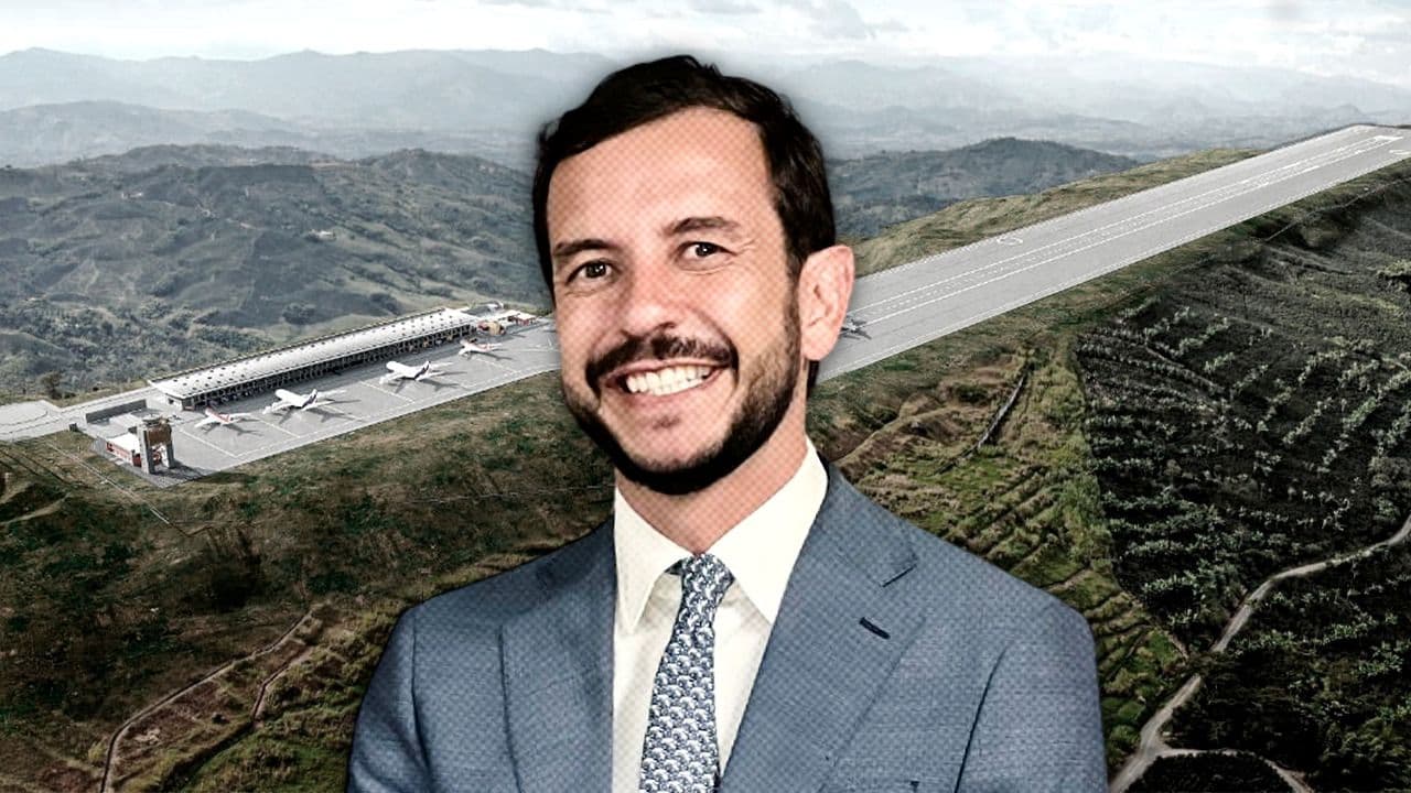 Fernando Merchán, gerente del patrimonio autónomo de Aerocafé. Composición Kim Vega. Fernando Merchán, gerente del patrimonio autónomo de Aerocafé. Composición Kim Vega.