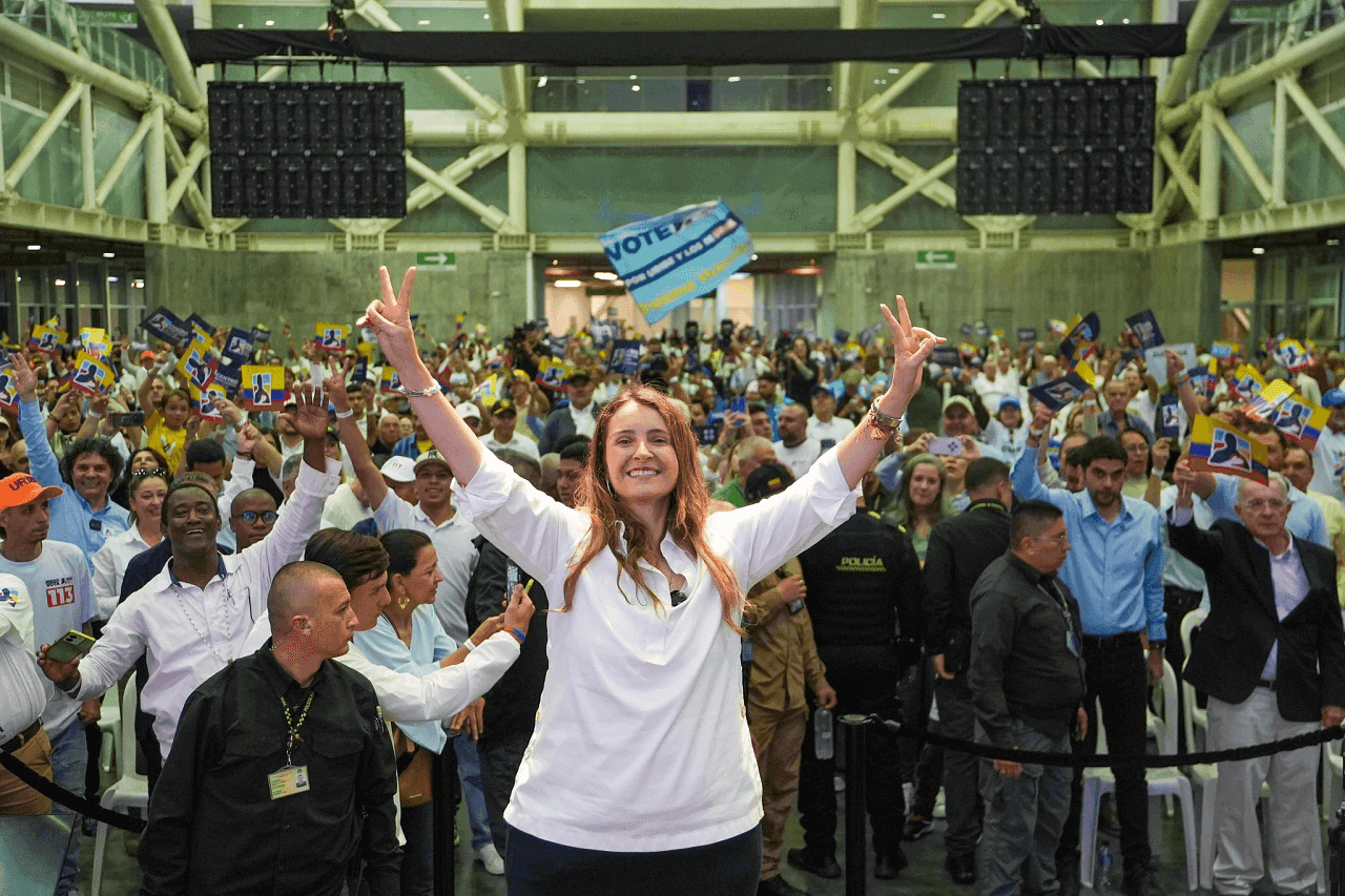 Paloma Valencia, ganadora de la consulta de centro derecha. Paloma Valencia, ganadora de la consulta de centro derecha.