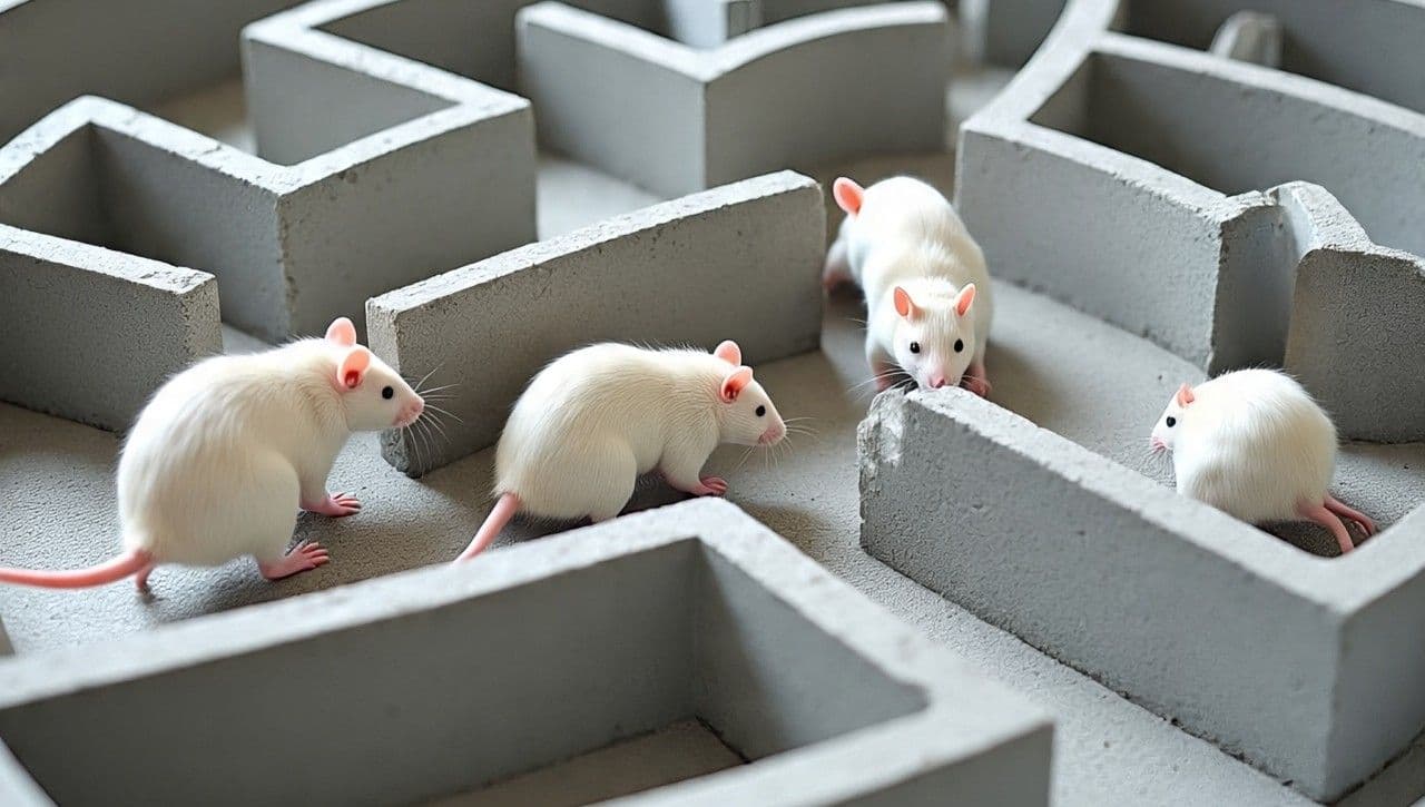 Experimentos cerebrales con ratones Experimentos cerebrales con ratones