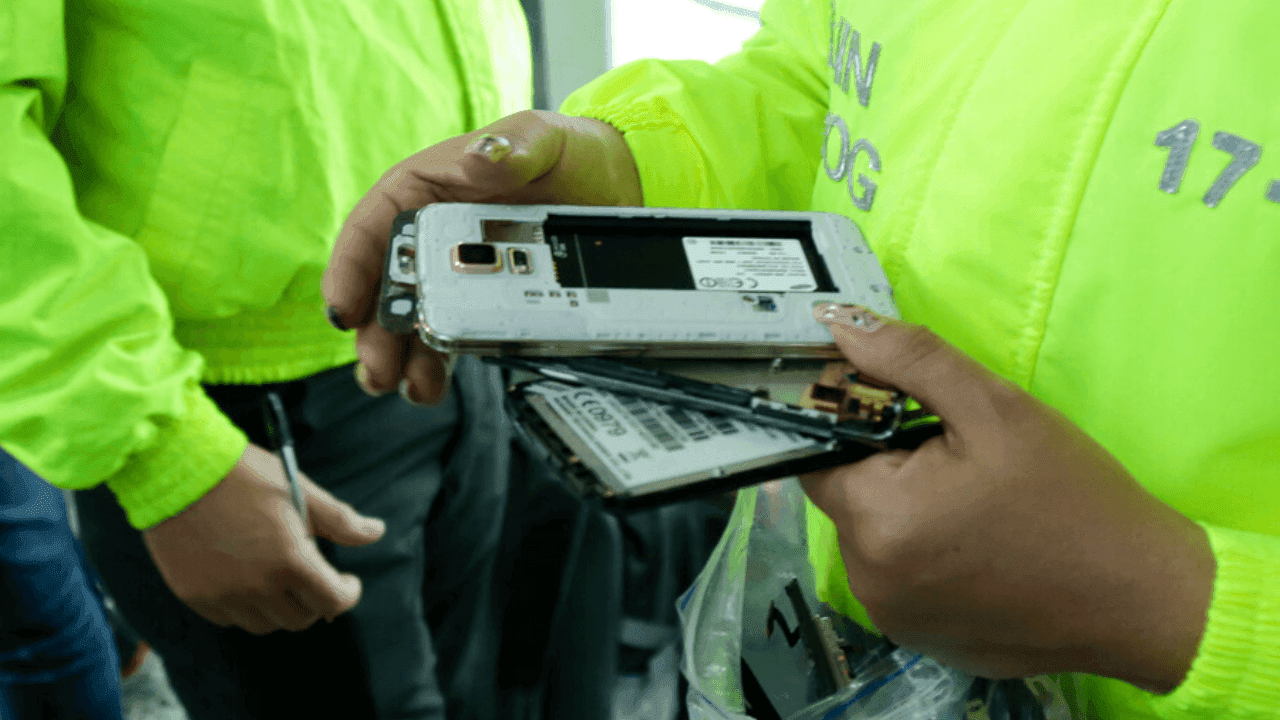 Celulares incautados Celulares incautados