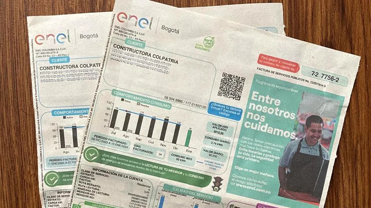 Energía, facturas de energía Energía, facturas de energía