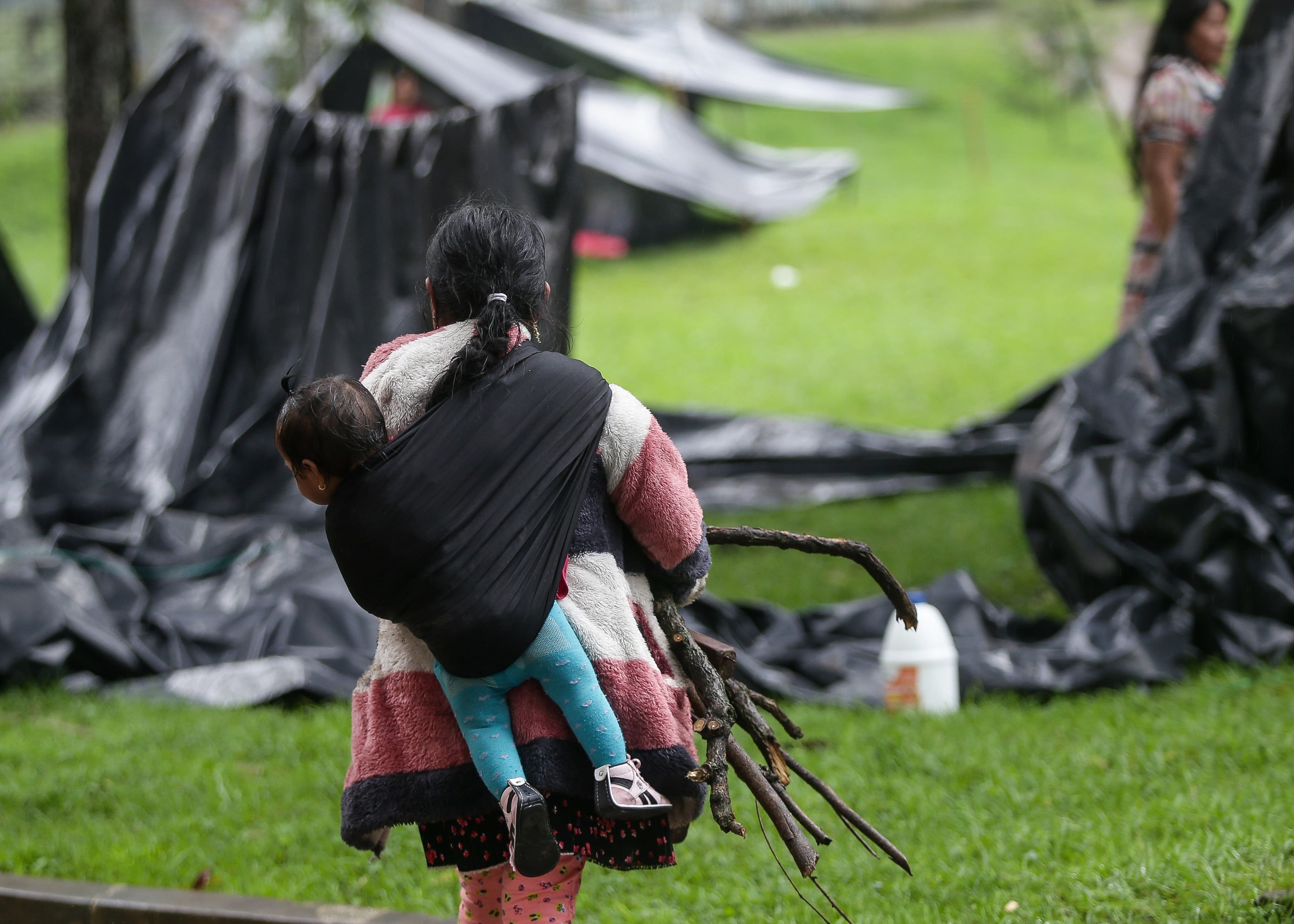 Protestas de la comunidad Emberá Katío en Bogotá Protestas de la comunidad Emberá Katío en Bogotá