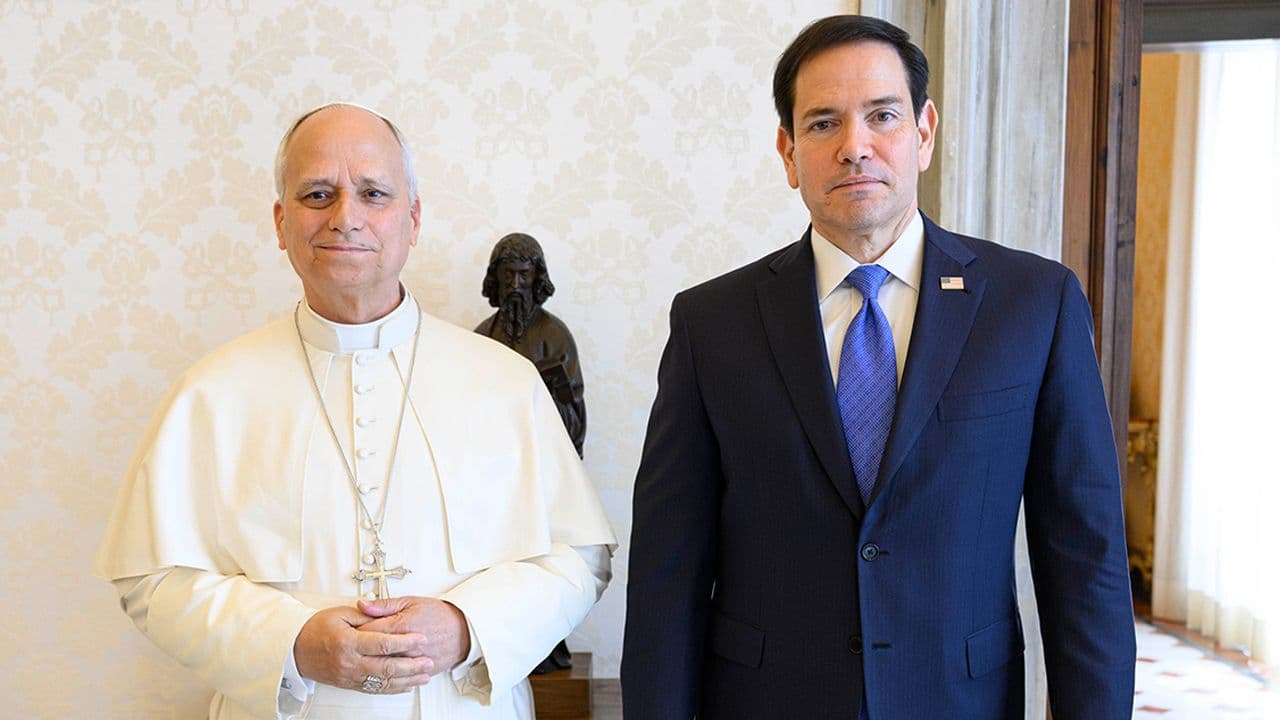 Marco Rubio, se reunió con el papa León XIV Marco Rubio, se reunió con el papa León XIV