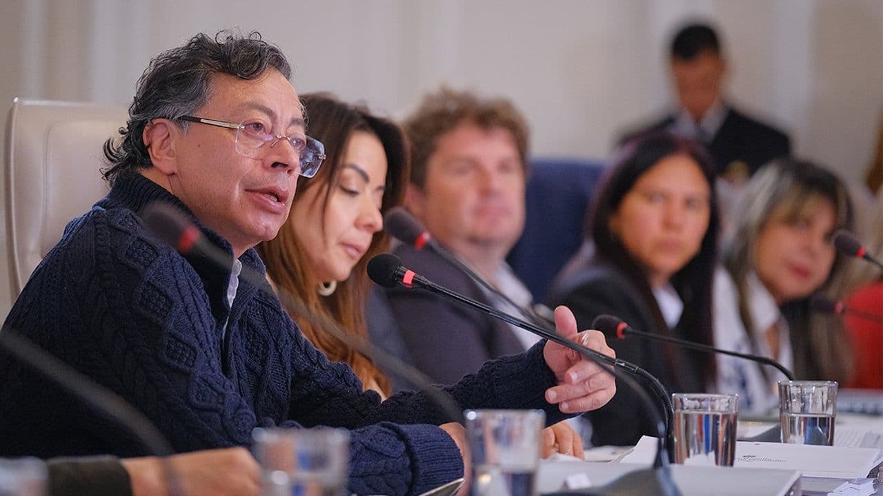 Presidente Petro en consejo de ministros mayo 2026 Presidente Petro en consejo de ministros mayo 2026