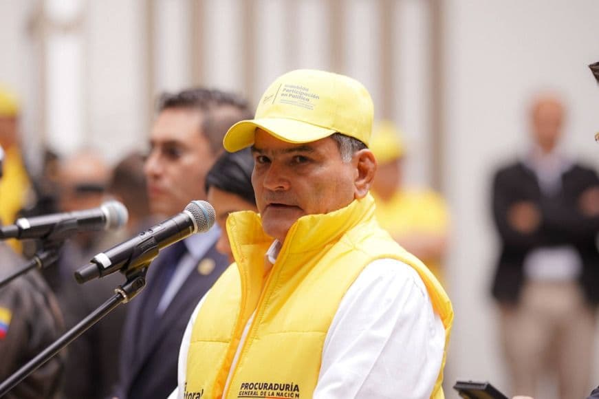 “¡Ganó la Paz Electoral!”: el balance del procurador Gregorio Eljach tras la primera vuelta presidencial “¡Ganó la Paz Electoral!”: el balance del procurador Gregorio Eljach tras la primera vuelta presidencial