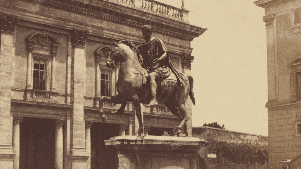 Estatua de Marco Aurelio en Roma Estatua de Marco Aurelio en Roma