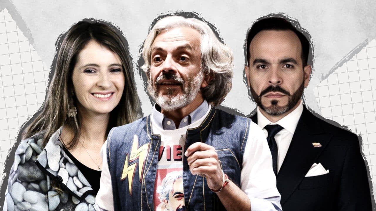 Paloma Valencia, Juan Daniel Oviedo y Abelardo de la Espriella Paloma Valencia, Juan Daniel Oviedo y Abelardo de la Espriella