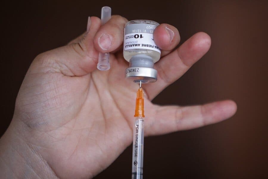 Jornada de vacunación contra la fiebre amarilla. Jornada de vacunación contra la fiebre amarilla.