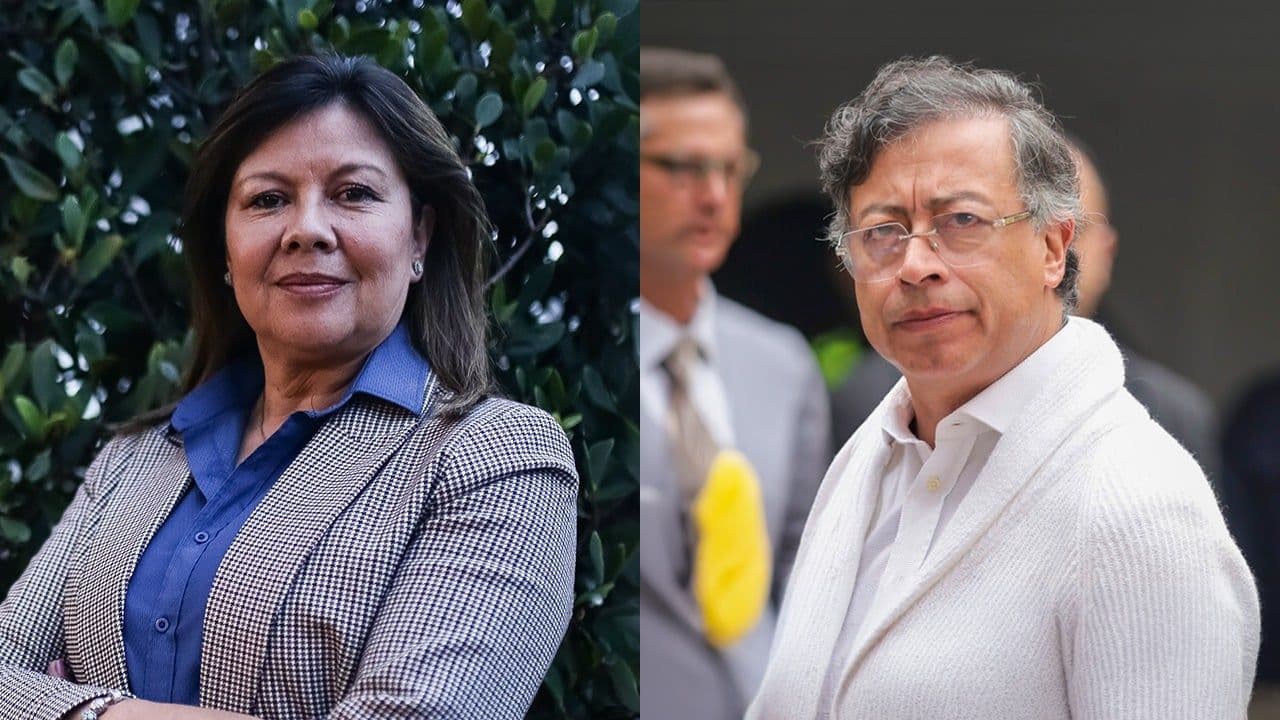 La fiscal Luz Adriana Camargo y el presidente Gustavo Petro. La fiscal Luz Adriana Camargo y el presidente Gustavo Petro.