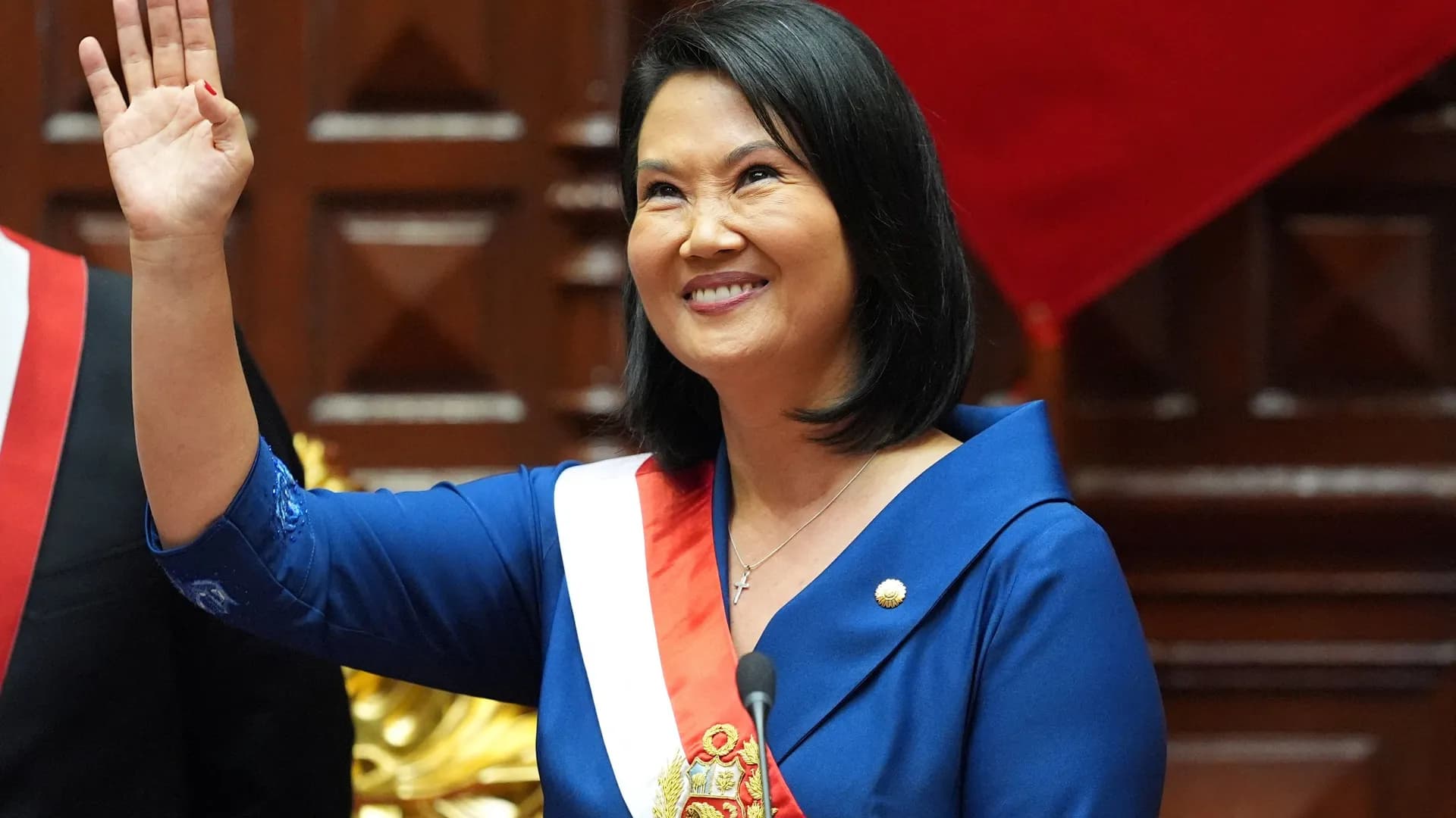 Keiko Fujimori juró este martes como presidenta de Perú. Foto: Reuters Keiko Fujimori juró este martes como presidenta de Perú. Foto: Reuters
