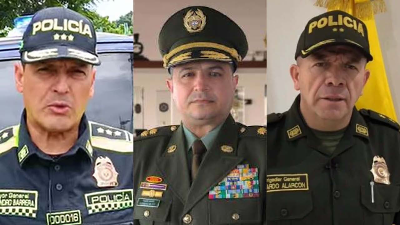 El mayor general (r) Alejandro Barrera; el mayor general (r) Norberto Mujica, y l mayor general (r) Ricardo Augusto Alarcón Campos. El mayor general (r) Alejandro Barrera; el mayor general (r) Norberto Mujica, y l mayor general (r) Ricardo Augusto Alarcón Campos.
