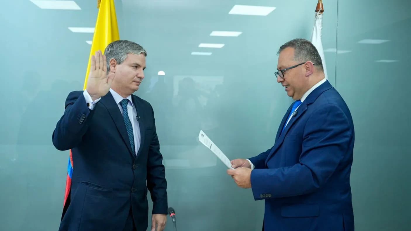 Juan Felipe Lemos es el nuevo presidente del CNE. Crédito: Redes sociales Juan Felipe Lemos es el nuevo presidente del CNE. Crédito: Redes sociales