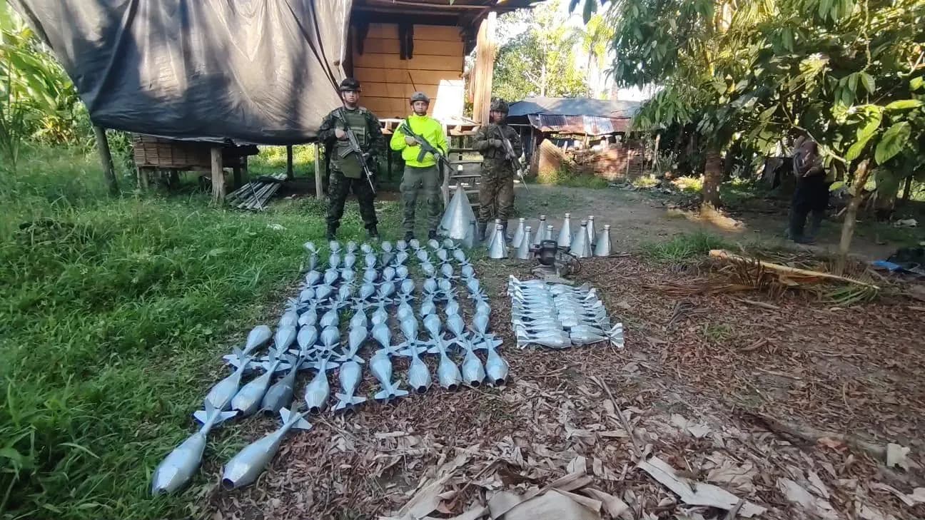 Autoridades encuentran escondida una fábrica de explosivos en Caquetá Autoridades encuentran escondida una fábrica de explosivos en Caquetá