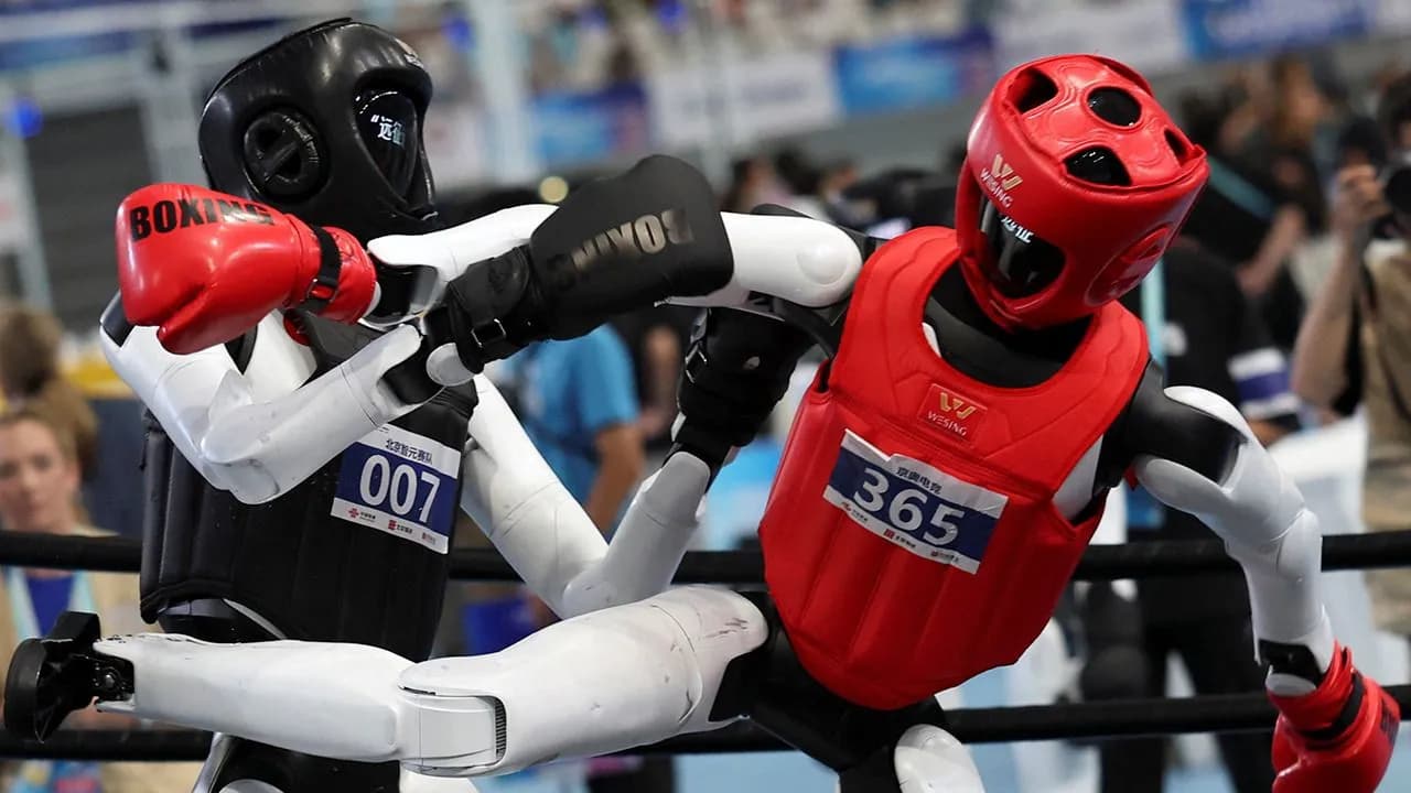 Juegos Mundiales de Robots Humanoides. Créditos: Reuters Juegos Mundiales de Robots Humanoides. Créditos: Reuters