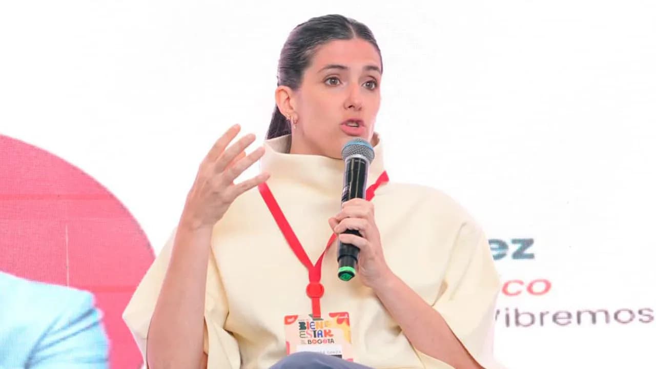 Adriana Garza, la doctora funcional mexicana que vino a la Seman del Bienestar en Bogotá. Créditos: EstarBienBogotá Adriana Garza, la doctora funcional mexicana que vino a la Seman del Bienestar en Bogotá. Créditos: EstarBienBogotá