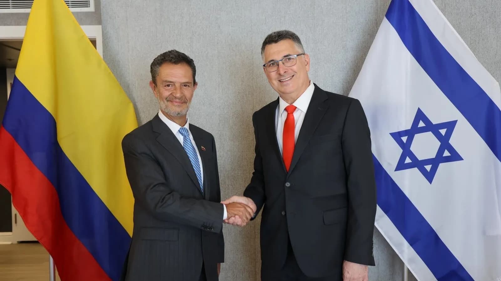 El Canciller designado Omar Bula junto a su homólogo israelí después del encuentro en Washington. Crédito: Redes Sociales El Canciller designado Omar Bula junto a su homólogo israelí después del encuentro en Washington. Crédito: Redes Sociales