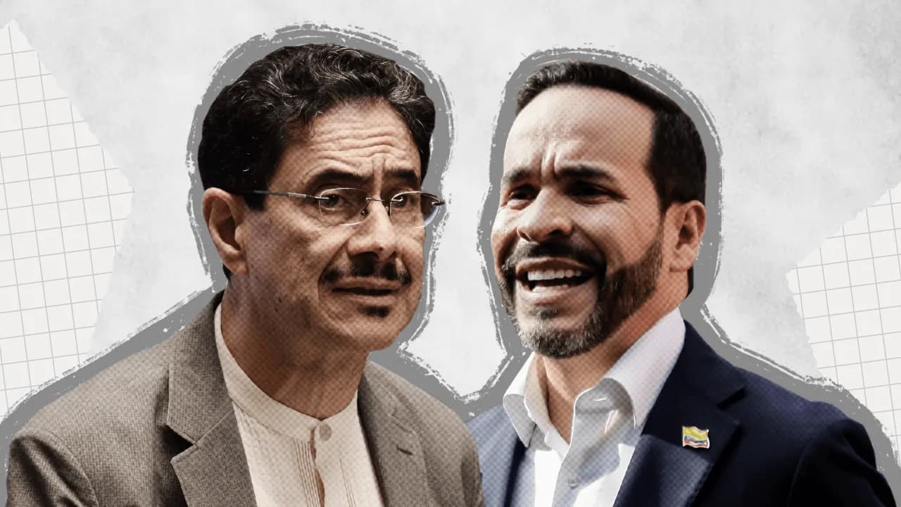 Iván Cepeda y Abelardo de la Espriella Iván Cepeda y Abelardo de la Espriella