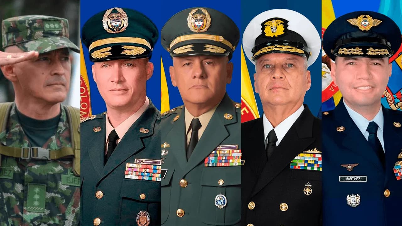 El presidente De la Espriella anuncia nueva cúpula militar El presidente De la Espriella anuncia nueva cúpula militar