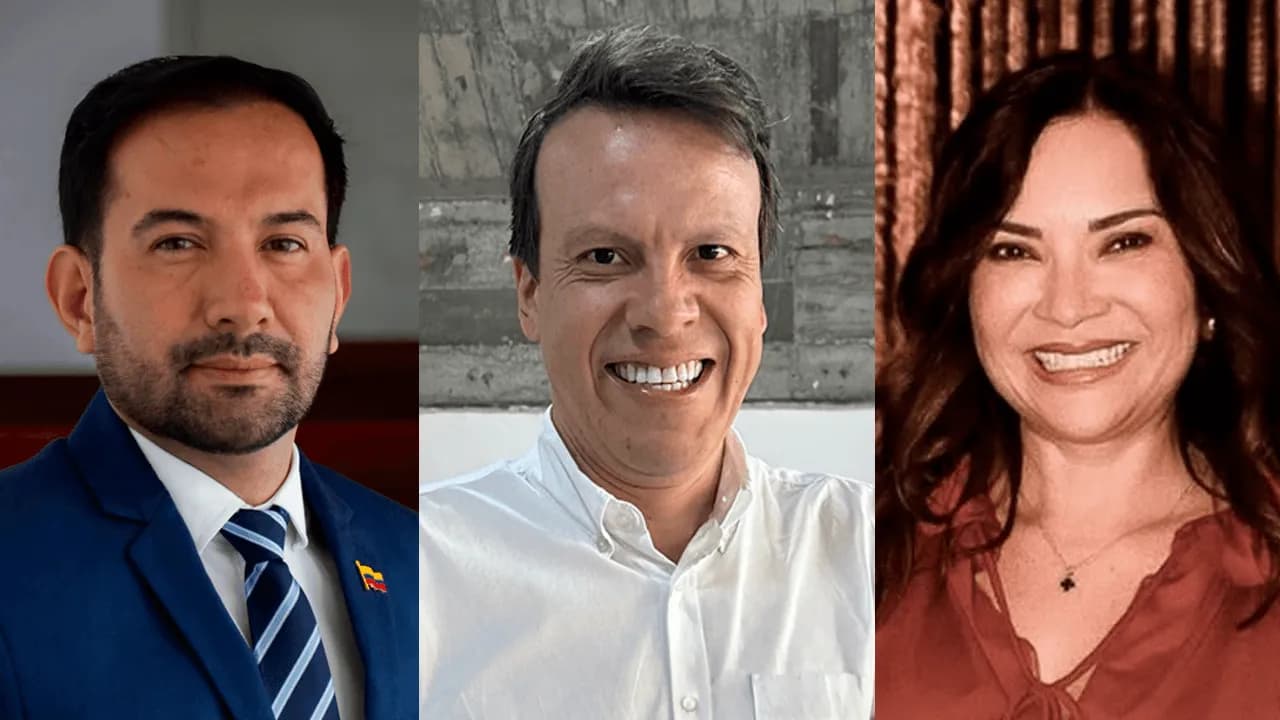 Didier Blanco, director de la UNP; Leonardo Huerta, director de Función Pública, y Diana Bravo, presidenta de la SAE | Crédito: Colprensa - Redes sociales Didier Blanco, director de la UNP; Leonardo Huerta, director de Función Pública, y Diana Bravo, presidenta de la SAE | Crédito: Colprensa - Redes sociales